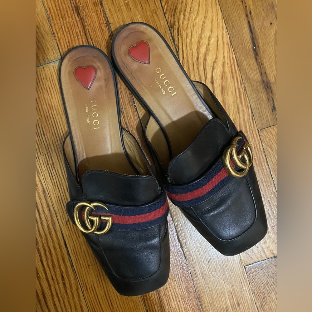 Gucci Marmont, peyton gg mules , size 6.5
